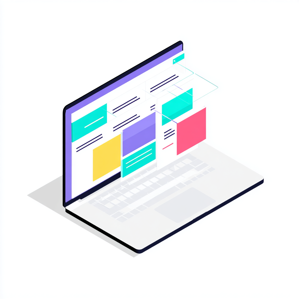 heniekd 46903 flat design illustration of a laptop screen dis 4c3b631d da7e 4aba 9ae9 f2dd6676207f 1